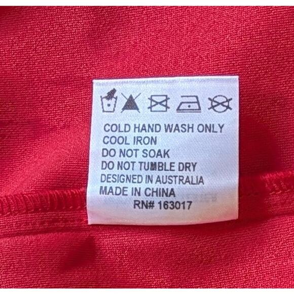 New Princess Polly Priya Red Sheath Minidress One Shoulder Open Back Baddie Sz 8 - Picture 11 of 11